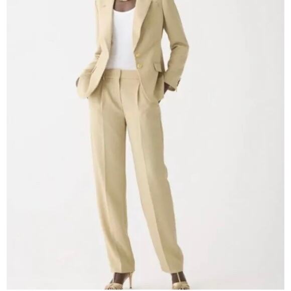 J Crew Tapered Essential pant in City Crepe 8 - Picture 1 of 7